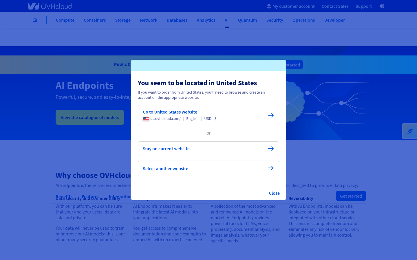 OVHcloud AI Endpoints